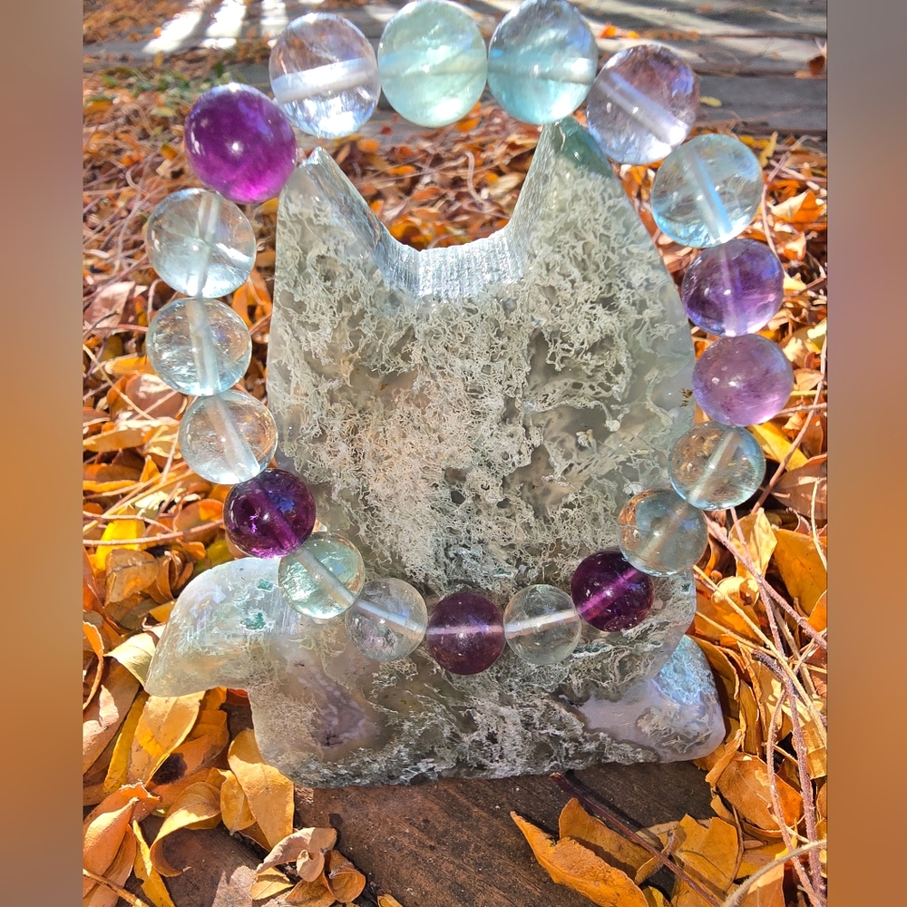 10-10.5mm Fluorite Bracelet ON SALE 🔥